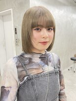 ラ メール ヘア デザイン(La mer HAIR DESIGN)&nbsp;ミルクティーベージュカラーシルバーベージュケアブリーチ
