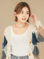 エンタク 新宿(enntaku)&nbsp;マロンベージュ/Aラインボブ/かきあげ/インナーカラー[新宿駅]