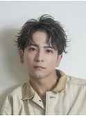 爽やかスパイキーショート黒髪ビジネスショート