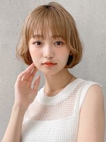 エトラ 渋谷店(etora)&nbsp;前髪 ウェーブミディアム メルティーカラー 似合わせカット"