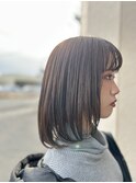 赤みを抑える透明感カラー♪