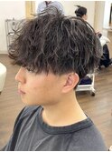 栃木日光メンズニュアンスパーマフェザーパーマセンターパート