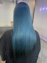 ゲーム 原宿店(GAME)&nbsp;水色カラー/ハイトーン/ツヤ髪/美髪