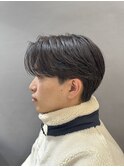 メンズセンターパートニュアンスパーマメンズパーマ
