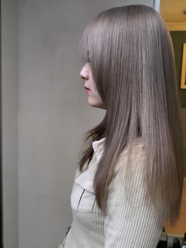 バサ 久米川店(BASSA) ロングレイヤー/ホワイトミルクティー