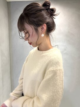 ペレ アネックス 大阪梅田茶屋町店(PELE ANNEX) くびれヘア/アプリコットオレンジ/夏のヘアアレンジ/梅田