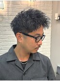 ツイストピンパーマツイストスパイラルパーマスパイキーショート