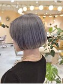 シルバーアッシュ/ブリーチ/リタッチ/ボブ/カラー/ダブルカラー