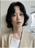ボブパーマ/ゆるパーマ/くせ毛風パーマ/ニュアンスパーマ