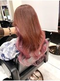 プルエクステピンクグラデーション #しのだスペシャル