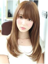 ワースホワイル(WORTH WHILE)&nbsp;マチルダボブピンクベージュインナーグレージュハイライト大人