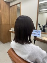 タミーズ 金山(Tummy's)&nbsp;切りっぱなしボブ×ブラウンカラー