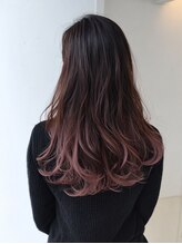 【毛先にかけて抜け感♪人気のカラー】カット＋カラー＋グラデーションカラー＋前処理トリートメント￥7900