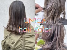 ユニカ ヘアー(UNICA hair)の雰囲気（「東尾道駅から徒歩６分」「東尾道エネオス近く」）