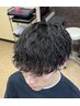 【爽やかデビュー】 カット+シェービング+眉毛カット付 ¥5300