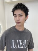 スパイキーショート/ブルーブラック1