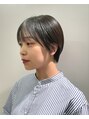 ニール 名古屋 伏見 丸の内(NEELU) ワンカラーでできる透明感オリーブベージュ×コンパクトショート