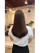 オアズヘアービィグラッド(ORe'S HAIR BE GLaD)&nbsp;ピンクブラウンカラー