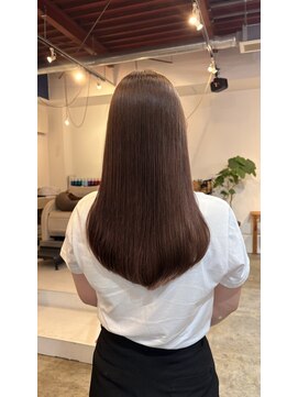 オアズヘアービィグラッド(ORe'S HAIR BE GLaD) ピンクブラウンカラー