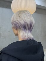エクラ(ECLAT)&nbsp;ホワイト×パープル