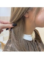 アッシュ 北千住店(Ash)&nbsp;【ブリーチ1回】ミルクティーベージュカラー