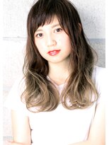 ヘアサロン ガリカ 表参道(hair salon Gallica)&nbsp;『 プラチナグレージュ ＆ グラデーション 』 semi long ☆