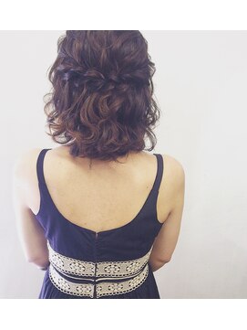 アクター(actor) ハーフアップ