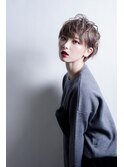 大人かっこいい耳かけショートスタイル 【新宿】