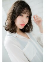 ローマ ギンザ(ROMA Ginza)&nbsp;『ROMA』暗髪でも透明感◎フェミニンとろみウェーブ大人ミディ