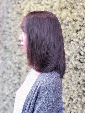 ケシキ ヘアメイク(kesiki HAIR MAKE) ストレート×ミディアム×BoB