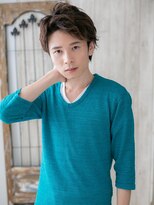 グルーミングサロン バーバー キャッスル 北浦和西口(Grooming salon Barber Castle)&nbsp;ワイルドアップバングのニュアンスショートA