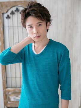 グルーミングサロン バーバー キャッスル 北浦和西口(Grooming salon Barber Castle) ワイルドアップバングのニュアンスショートA