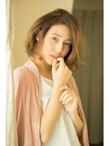 ナオシ トレス 富雄店(nao*c tres)&nbsp;【奈良/富雄nao*c】ひし形シルエット大人かわいいボブ