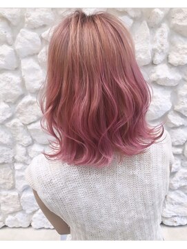 モアナ バイ ヘッドライト 沖縄豊見城店(Moana by HEADLIGHT) Moana豊見城#ピンク#ダブルカラー