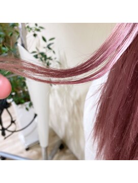 ジーナ 博多(Zina) 【Zina博多】イメチェン毛先パーマ耳かけ×ベビーピンク