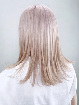 アルバム 銀座(ALBUM GINZA) ホワイトブロンド_セシルカットココアブラウン_ba301891