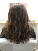 コテ巻き風デジタルパーマ