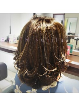 アース 国立店(HAIR&MAKE EARTH) 外ハネ無造作ボブ【EARTH国立店】