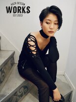 ワークス ヘアデザイン(WORKS HAIR DESIGN)&nbsp;刈り上げマニッシュショートヘア