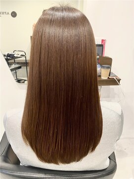 アフロディーテ 銀座(APHRODITE GINZA) 前髪/こなれミディ/ウェーブパーマ/アンブレラカラー/銀座