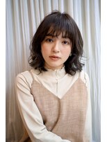 マグノリア オモテサンドウ(MAGNOLiA Omotesando) 伸ばしかけの方にオススメ!ニュアンスくびれミディ・・・HINATA