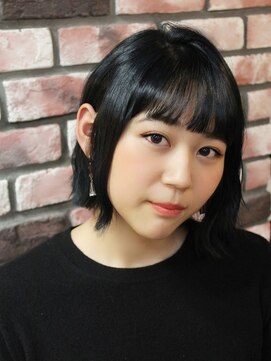 エクラート イーリス 高田馬場店(ECLART IriS) 《高田馬場美容室IriS》透明感ある黒髪★アディクシーカラー