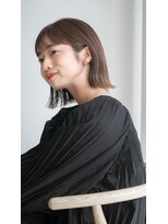 ガーデン オオタカノモリ(garden otakanomori)&nbsp;暗髪透明感×大人ショートボブ×ナチュラルボブ×外ハネボブ