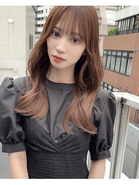 ジーナ 難波(Zina) 髪質改善＊チェリーブラウンモード＊美髪【Zina 難波】