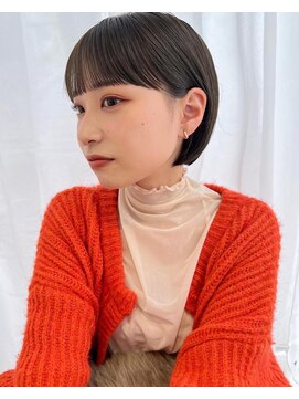 ソヨン 松本庄内店(SOYON) 流行りのフルバングのショートボブ