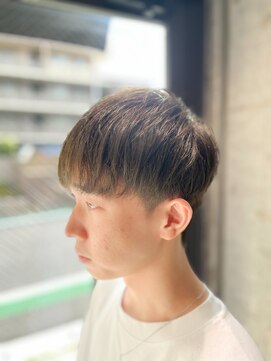 リュネッツ(lunettes) オリーブカラー！ツーブロマッシュ！