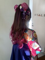スタイル 横浜(STYLE)&nbsp;卒業式ヘア　ハーフツイン