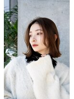 レノラ 本町(LENORA)&nbsp;20代30代大人かわいいナチュラル暗髪ゆるめパーマヘア