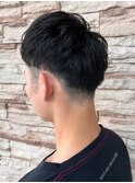 メンズ爽やか刈り上げマッシュスタイル