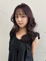 シーク 天神(SEEK)&nbsp;yuri/ハイトーン/ダブルカラー/ブリーチカラー/ワインレッド